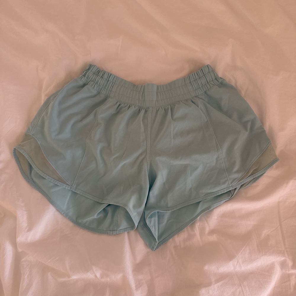 Light blue lululemon shorts